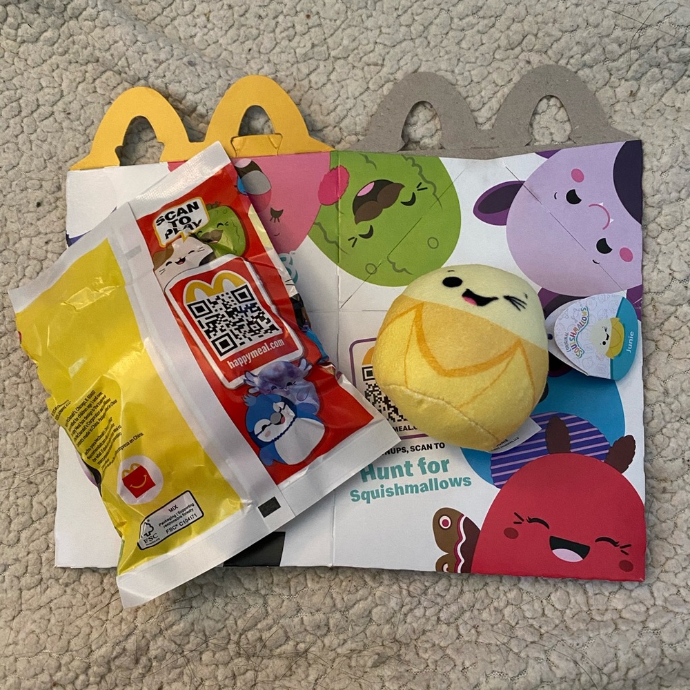 ‼️5/$25‼️ Squishmallow McDonalds “JUNIE” WITH BOX